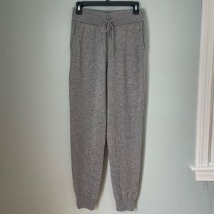 Quince Mongolian Cashmere Sweatpants in Heather Grey Size S